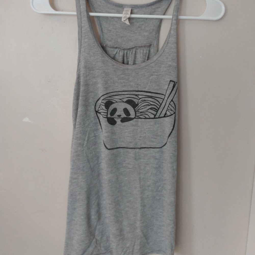 Cute Panda Graphic Tank Top